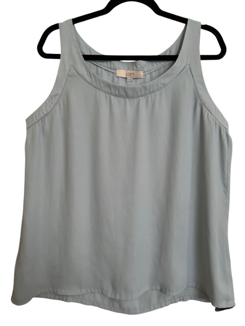 LOFT Women’s Ladies light blue dressy tank shell SZ X-Large XL